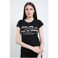 all around the world yazılı qara t-shirt 2109