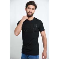 Believe In Yourself Basqılı Qara T-Shirt