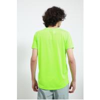 4600 boğazı yumru sadə neon yaşılı t-shirt