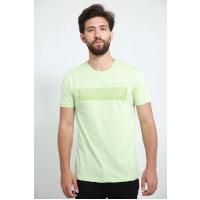6291 doomsday yazılı neon yaşılı t-shirt