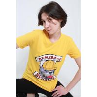 papaqlı it şəkilli sarı t-shirt 1974