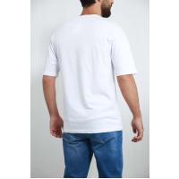 böyük bədən ağ t-shirt 6334